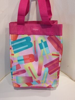 thirty-one Pink Popsicle Small Essential Storage Tote